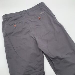 Globus Mens 34x31 Gray Cargo Pants Trousers Slacks Flat Front Cotton